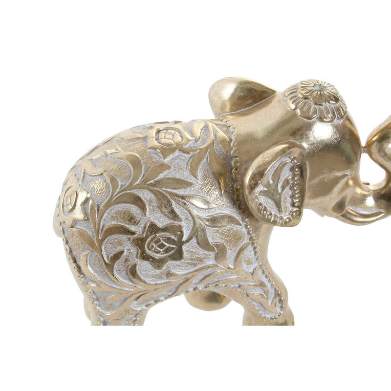 Statua Decorativa DKD Home Decor Elefant Resina (19.5 x 8.5 x 16.5 cm) - zannishop