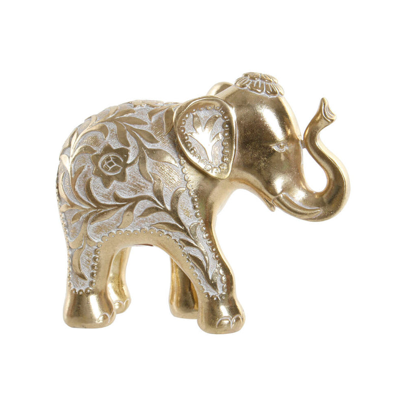 Statua Decorativa DKD Home Decor Elefant Resina (19.5 x 8.5 x 16.5 cm) - zannishop