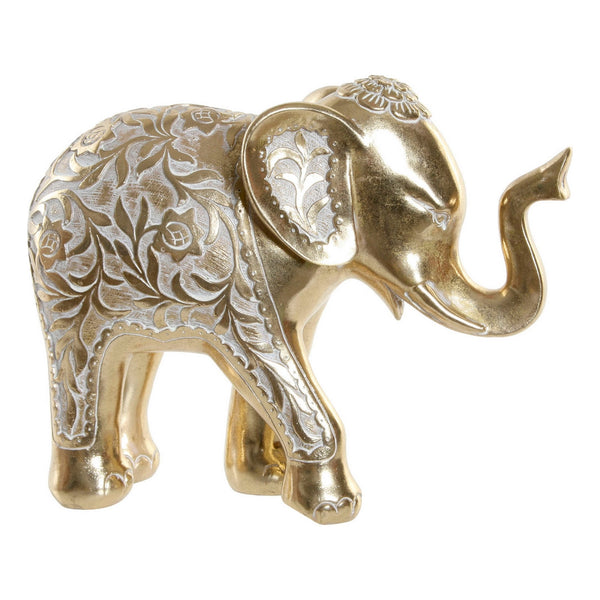 Statua Decorativa DKD Home Decor Resina Elefant (28.5 x 11.5 x 22.5 cm) - zannishop