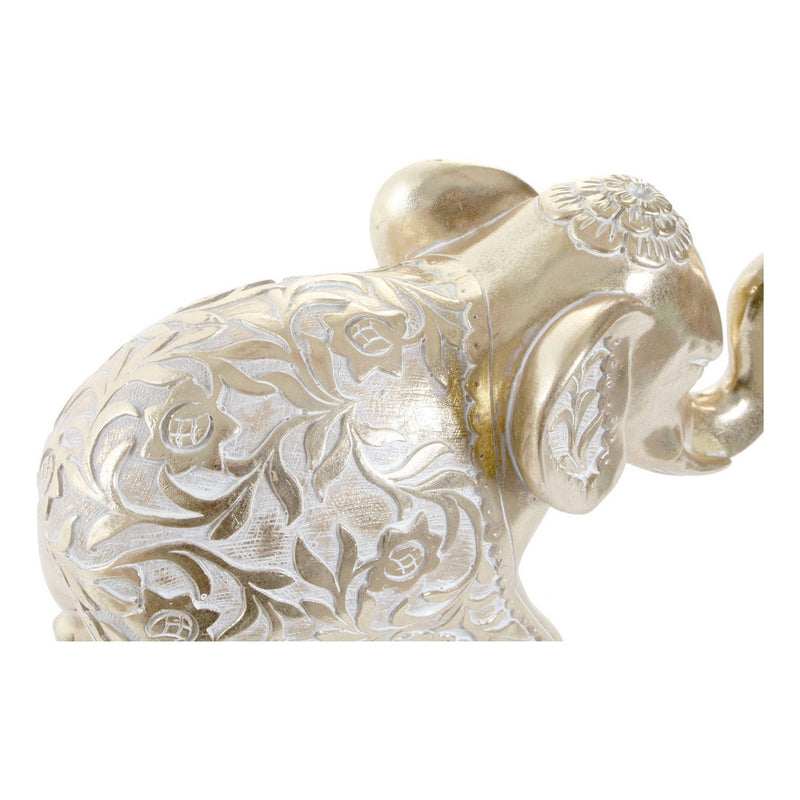 Statua Decorativa DKD Home Decor Resina Elefant (28.5 x 11.5 x 22.5 cm) - zannishop