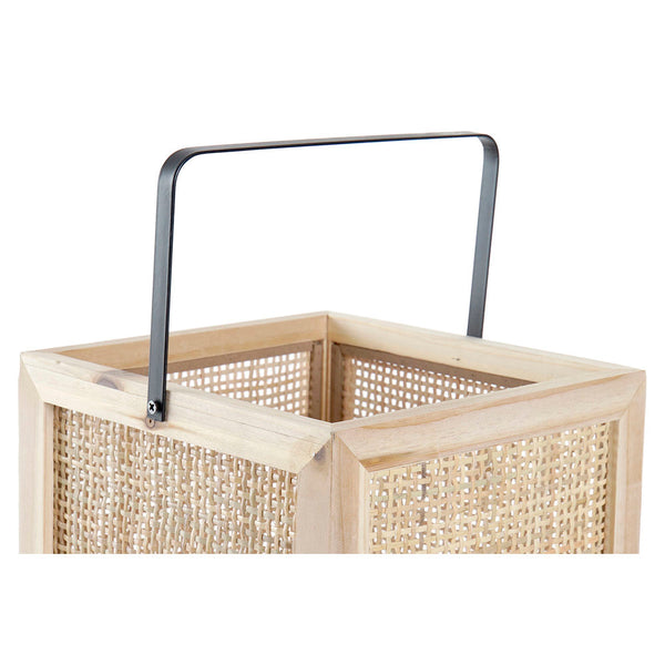 Lanterna DKD Home Decor Rattan (20 x 20 x 60 cm) - zannishop