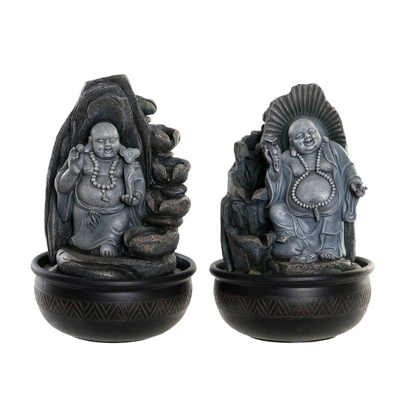 Fuente de Jardín DKD Home Decor Buda Resina Oriental (2 pcs) (27 x 27 x 40 cm)