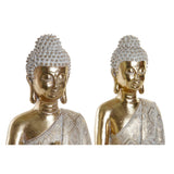 Statua Decorativa DKD Home Decor Dorato Buda Resina (22 x 12 x 30 cm) (2 pcs) - zannishop