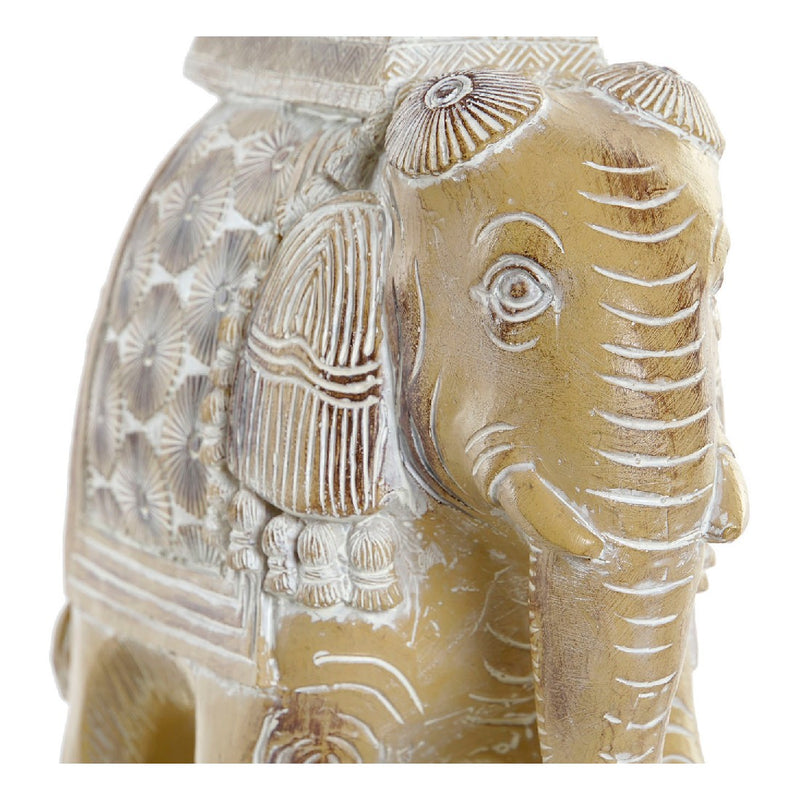 Statua Decorativa DKD Home Decor Resina Elefant (2 pcs) (20 x 10 x 32 cm) - zannishop