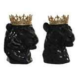 Statua Decorativa DKD Home Decor Resina Animale (2 pcs) (27.5 x 23.5 x 33 cm) - zannishop