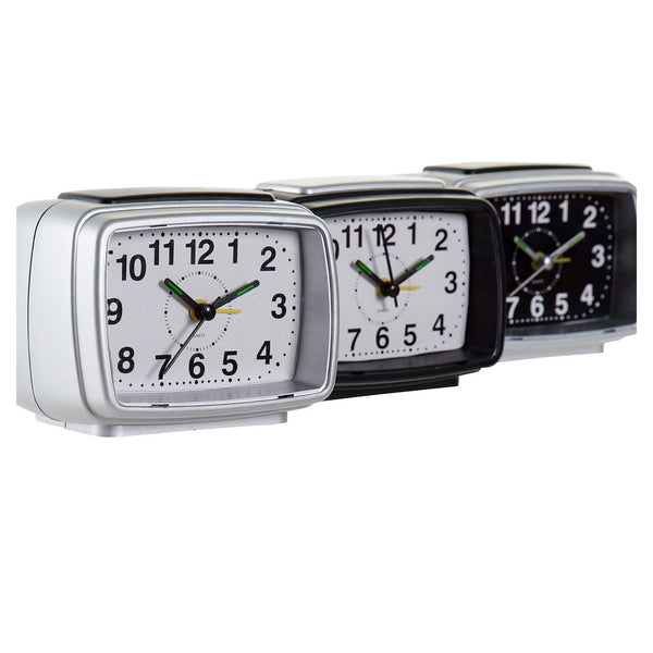 DKD Home Table Clock Decor PVC (3 PCS) (11 x 7 x 8 cm)