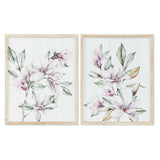 Quadro DKD Home Decor Fiori (48 x 2 x 60 cm) (2 pcs)