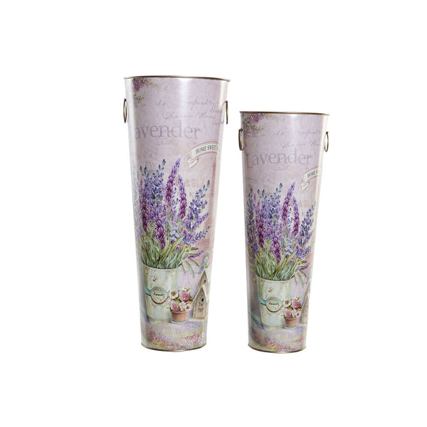 DKD Home Portaminarelli décor lavanda lilla lavender (2 pcs)