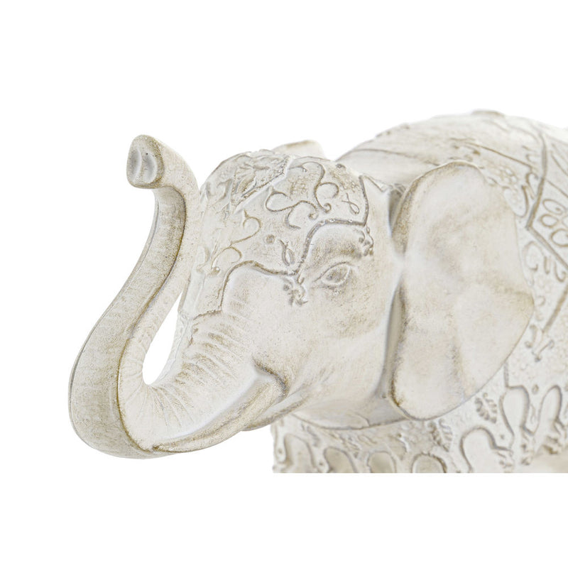 Statua Decorativa DKD Home Decor Resina Elefant (26 x 10 x 17 cm) - zannishop