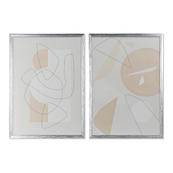 Quadro DKD Home Decor Abstract (2 pcs) (50 x 3 x 70 cm)