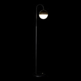 Lampada da Terra DKD Home Decor Bianco Nero Metallo Vetro (28 x 35 x 165 cm)