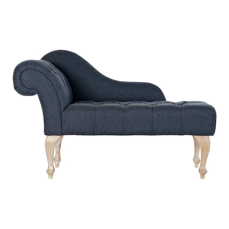 Chaise Longue DKD Home Decor Sofa Azzurro Polyester Baumbaumkaugum (119 x 55 x 77 cm)