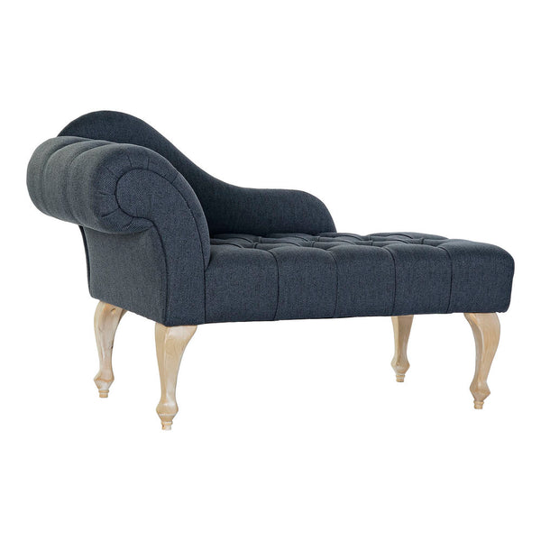 Chaise Longue DKD Home Decor Sofa Azzurro Polyester Baumbaumkaugum (119 x 55 x 77 cm)