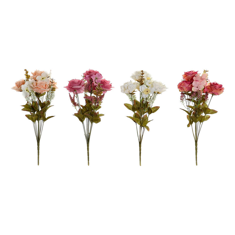 Flores Decorativas DKD Home Decor Polietileno Hierro (4 pcs) (17 x 17 x 44 cm)