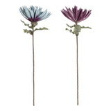 Fiori Decorativi DKD Home Decor Azzurro EVA (etilvinilacetato) Lilla (2 pcs) (25 x 25 x 83 cm) - zannishop