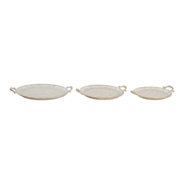 Centrotavola DKD Home Decor Metallo Arabo (3 pcs) - zannishop