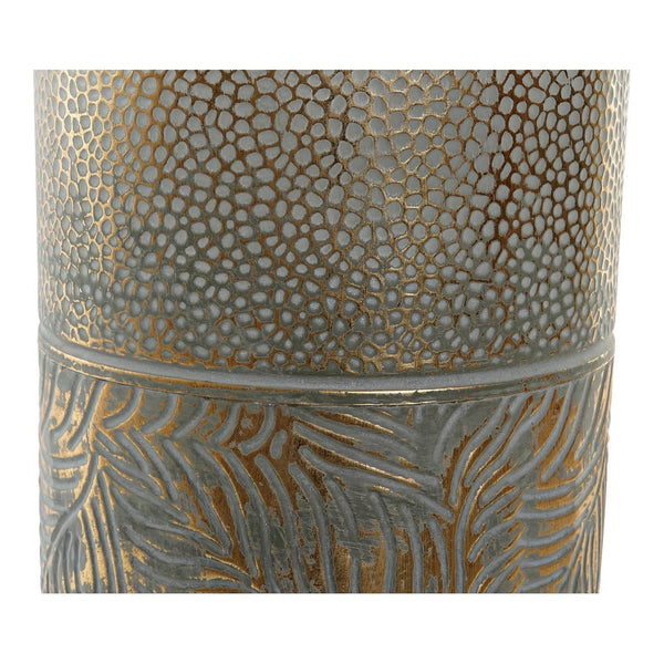 Vaso DKD Home Decor Dorato Metallo Tropicale (23 x 23 x 72 cm)