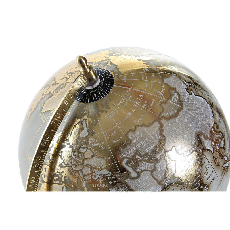 Globe DKD Home Decor Golden PVC Aluminium (20 x 22 x 28 cm) - zannishop