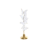 Statua Decorativa DKD Home Decor Bianco Resina Farfalla (10 x 10 x 34 cm) - zannishop