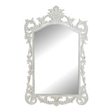 Miroir mural DKD décoration intérieure en bois blanc mdf (75 x 2,5 x 121,5 cm)