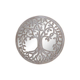 Wall Decoration DKD Home Decor Mirror Tree MDF Wood (30 x 1 x 30 cm) - zannishop