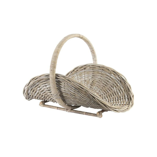 Korb DKD Home Decor Brennholz Rattan Bali (75 x 47 x 50 cm)