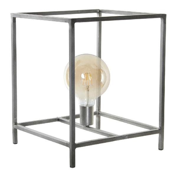 DKD Home Table Lamp Decor Metal gris oscuro (33 x 33 x 40 cm)