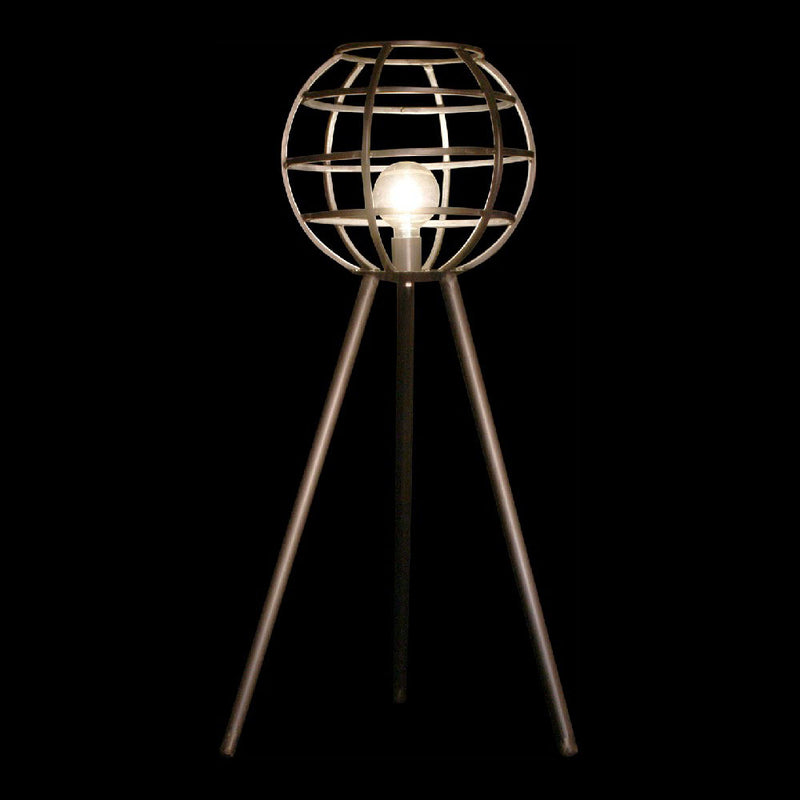 DKD Home Table Lamp Decor Metal gris oscuro (50 x 50 x 98 cm)