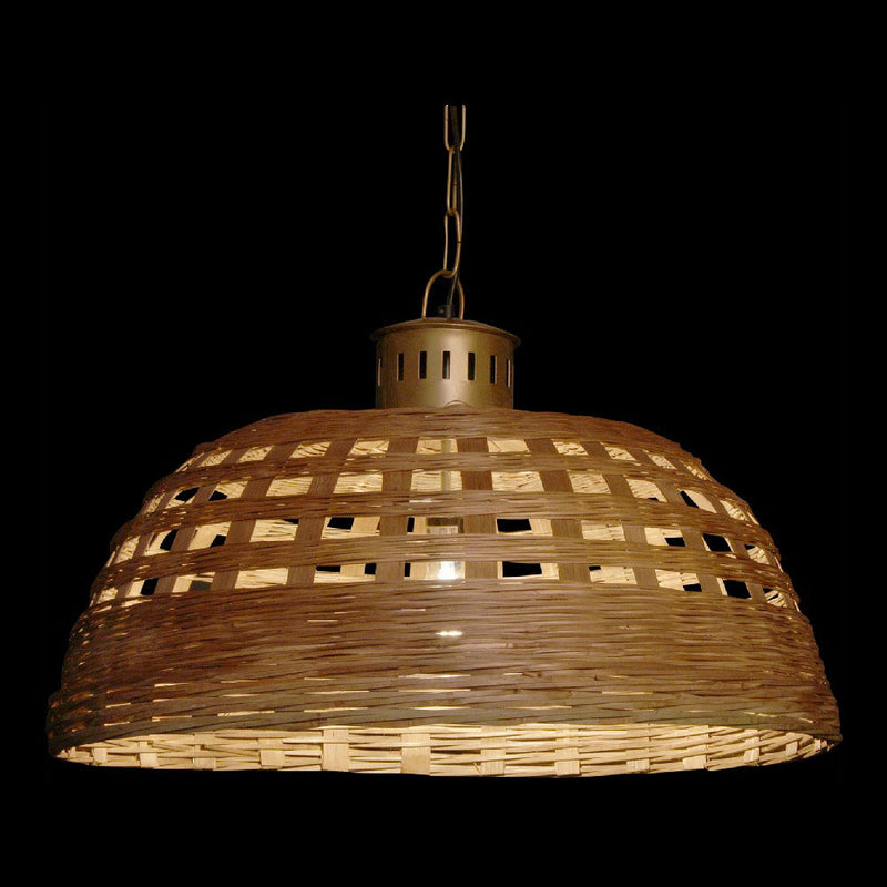 Ceiling Light DKD Home Decor Metal wicker (72 x 72 x 44 cm) - zannishop