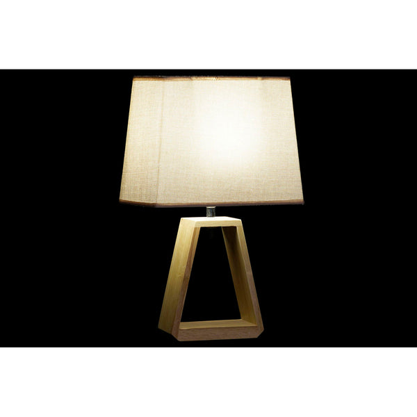 Lampada da tavolo DKD Home Decor Poliestere Legno 220 V 50 W (2 pcs) (26 x 15 x 41 cm) - zannishop