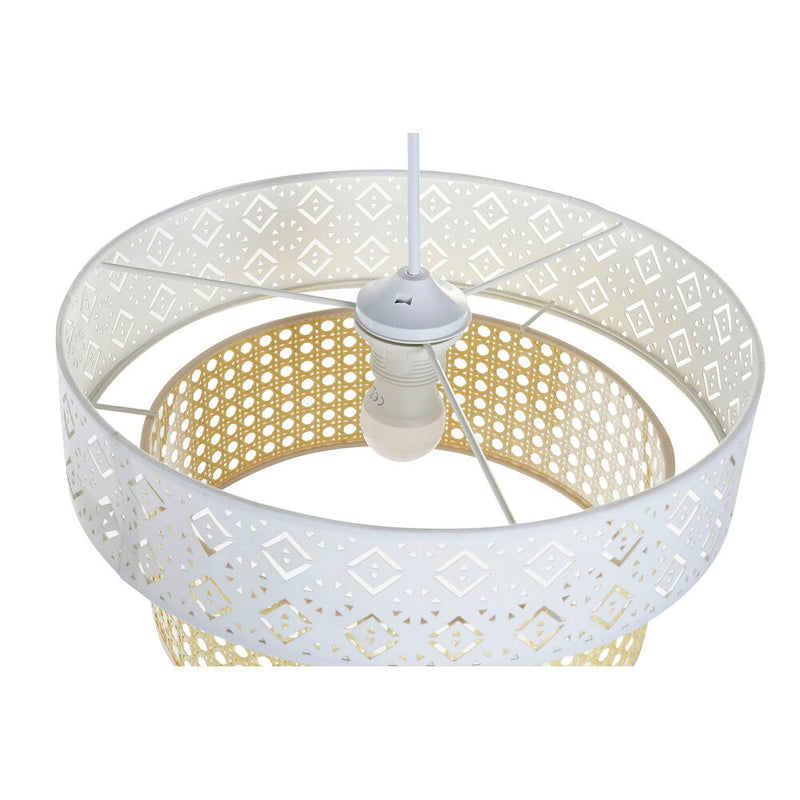 Lampadario DKD Home Decor Poliestere Rattan 220 V 50 W (2 pcs) (35 x 35 x 18 cm) - zannishop