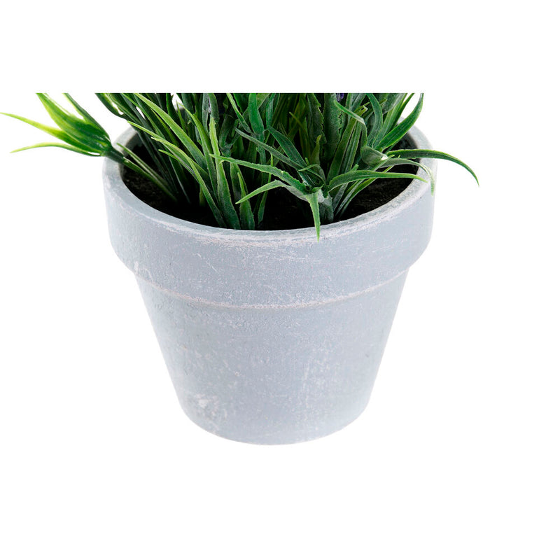 DCORATIVE PLANT DKD DÉCOR HOME GREEN GREY PVC FIBRE LILAC (11 x 11 x 20 cm)