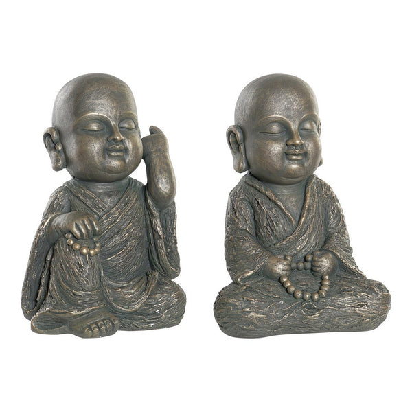 Statua Decorativa DKD Home Decor Fibră de Sticlă Frate (2 pcs) (27 x 27 x 40 cm) - zannishop