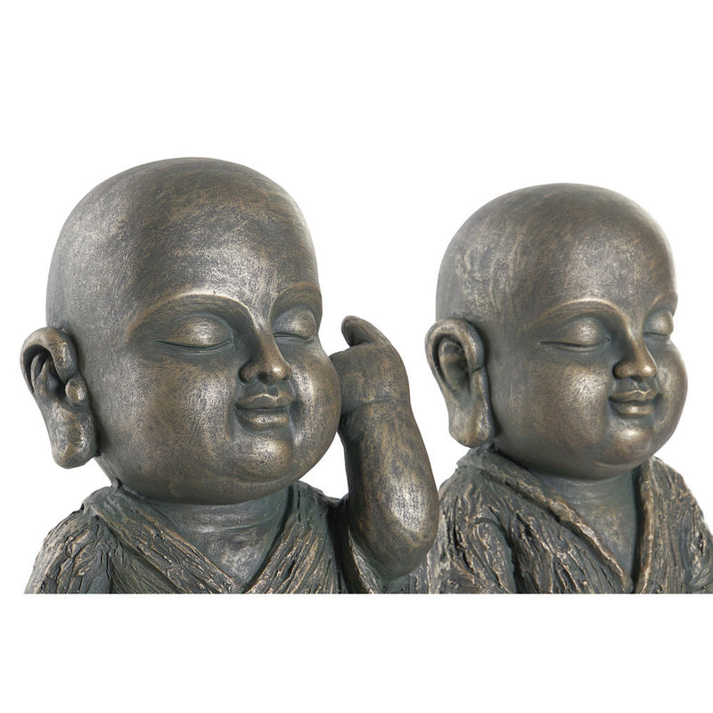 Statua Decorativa DKD Home Decor Fibră de Sticlă Frate (2 pcs) (27 x 27 x 40 cm) - zannishop