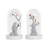 Lampada da tavolo DKD Home Decor Vetro Grigio Buda Polietilene Bianco Resina (9.5 x 9.5 x 16 cm) (2 pcs) - zannishop