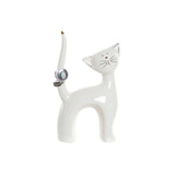 Statua Decorativa DKD Home Decor Porțelan Gatto (13 x 5 x 20.8 cm) - zannishop