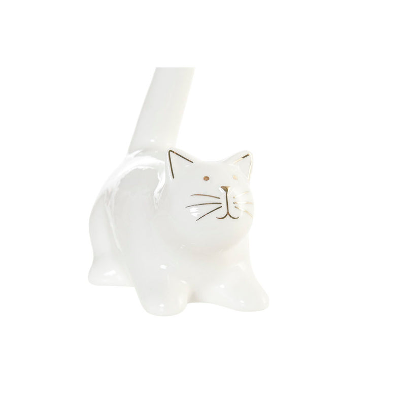 Statua Decorativa DKD Home Decor Porțelan Gatto (8.5 x 5.5 x 13 cm) - zannishop