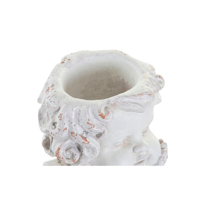 DKD Home Decor Fibriant Vase of Sticlrent Angelo (29 x 18 x 25 cm)