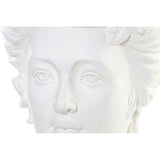 Vaso DKD Home Decor Fibra di Vetro Donna Bianco Neoclassico (23 x 23 x 32 cm) (23 x 23 cm)