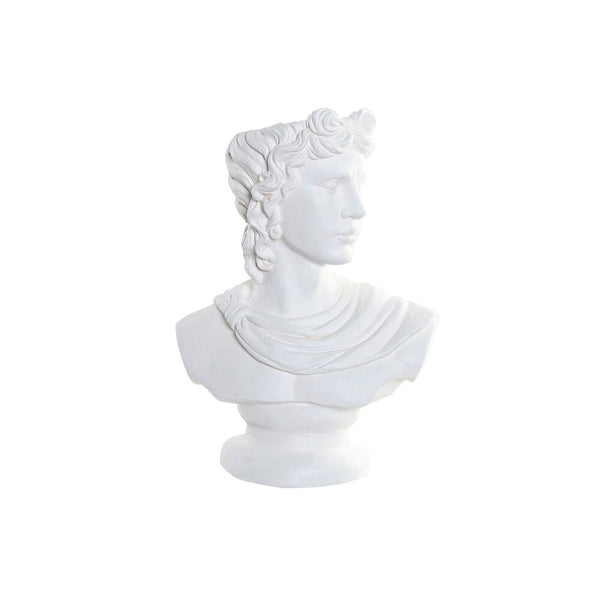 Vaso DKD Home Decor 8424001828722 Busto Fibra di Vetro Bianco Neoclassico (38 x 21 x 51 cm) (38 cm) (38 x 21 cm)