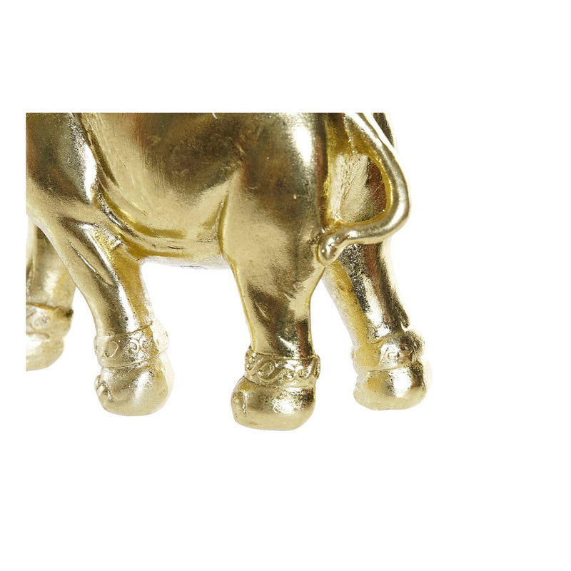 Statua Decorativa DKD Home Decor Resina Elefant (15 x 6.8 x 18.3 cm) - zannishop