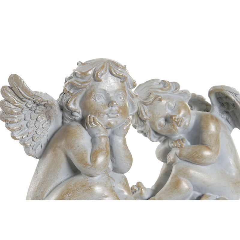 Statua Decorativa DKD Home Decor Resina Angelo (2 pcs) (14.5 x 14.5 x 31 cm) - zannishop