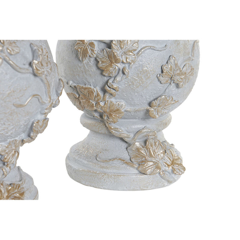 Statua Decorativa DKD Home Decor Resina Angelo (2 pcs) (14.5 x 14.5 x 31 cm) - zannishop