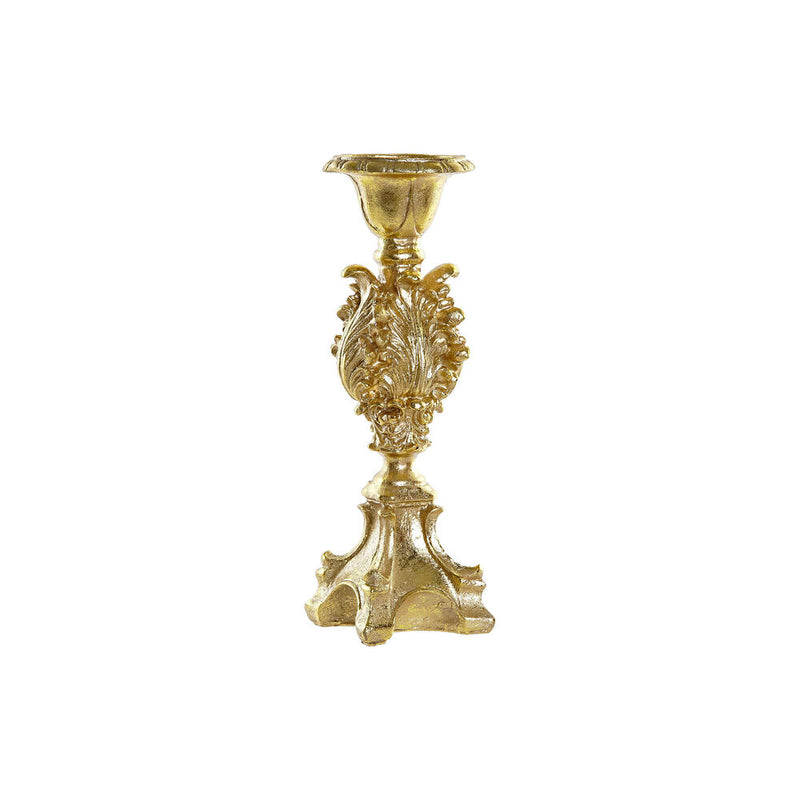 Candelabro DKD Home Decor Resina Dorato (9 x 9 x 29 cm) - zannishop