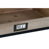 Specchio con Supporto DKD Home Decor Nero Legno Metallo (100 x 20 x 60 cm) - zannishop