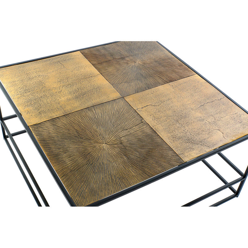 Mesa de café de aluminio DKD Home Decor (80 x 80 x 41 cm)