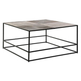 Mesa de café de aluminio DKD Home Decor (80 x 80 x 41 cm)