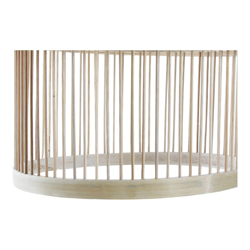 Lampadario DKD Home Decor Bambù (22 x 22 x 40 cm) (33 x 33 x 40 cm)