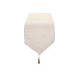 DKD Home Table Runner Decor Polyester Cream (35 x 135 x 1 cm)