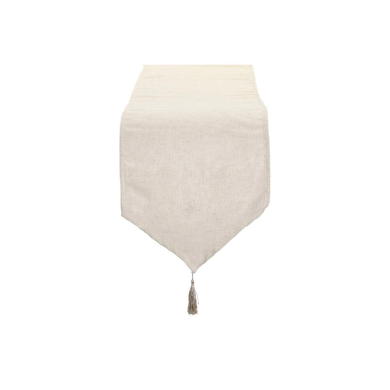 DKD Home Table Runner Decor Polyester Cream (35 x 135 x 1 cm)